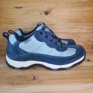 L.L. Bean Trail Model 4 Waterproof Hiking Sneakers Women's 10 Blue White